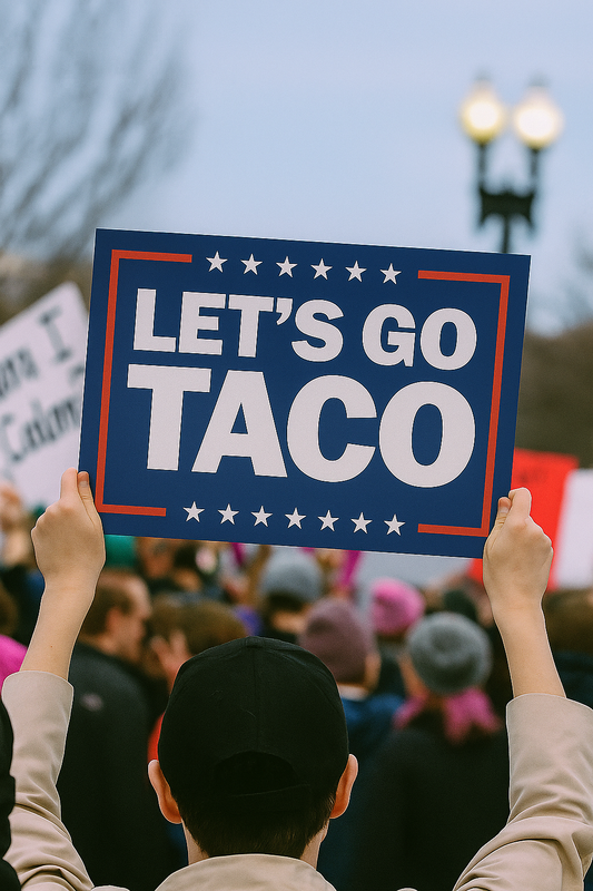 Let’s Go Taco Yard Sign