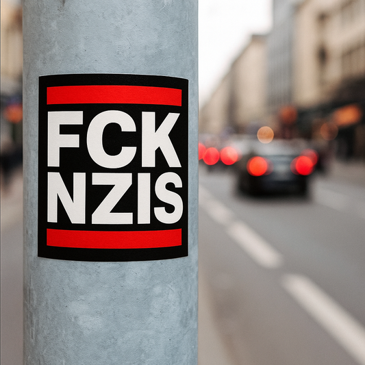 FCK NZIS Vinyl Stickers - 3”x3”