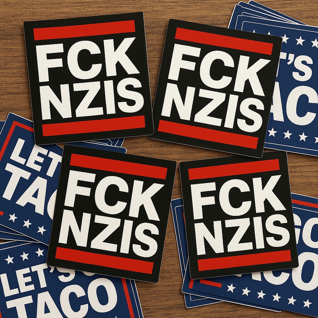 FCK NZIS Vinyl Stickers - 3”x3”