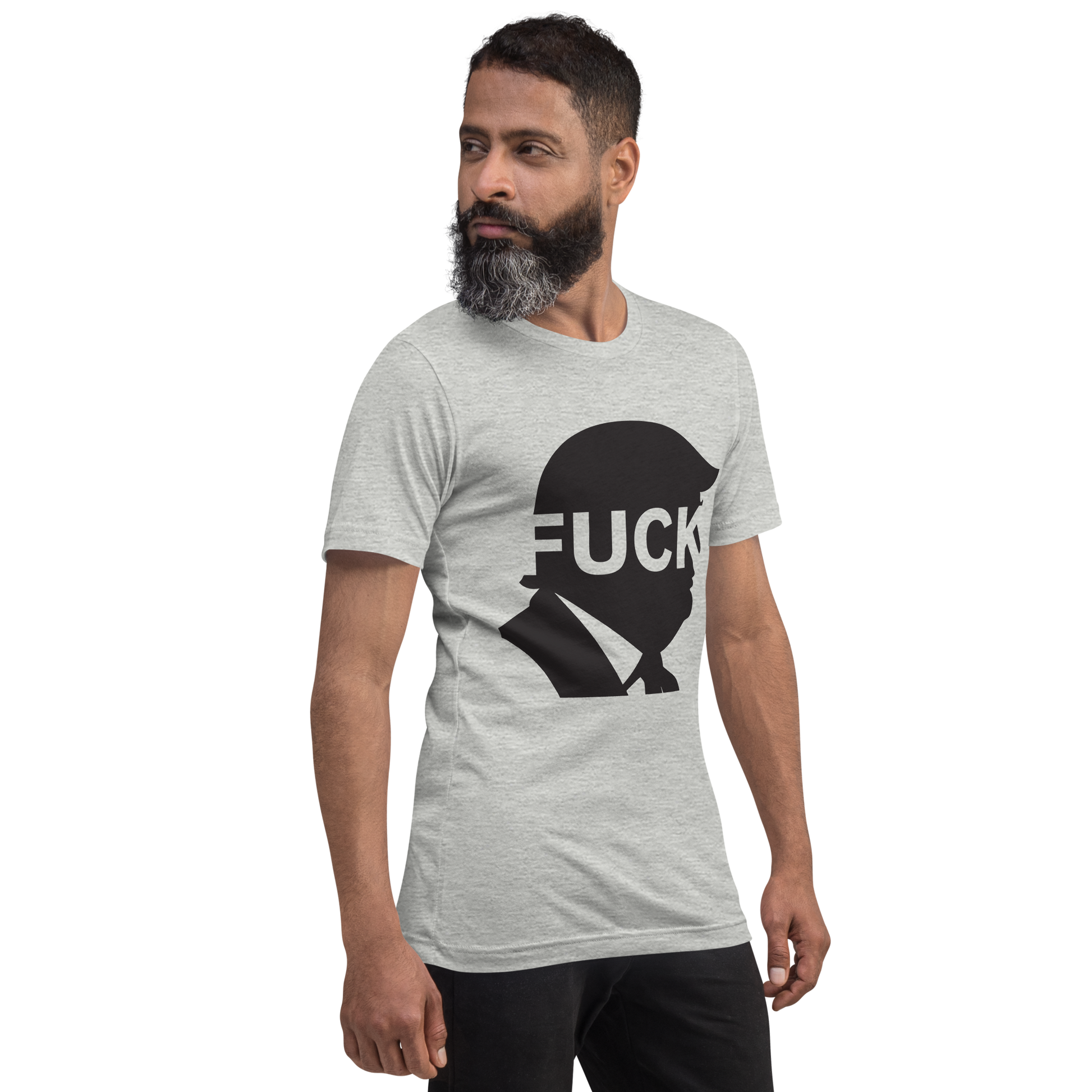 FDT Silhouette Tee Athletic Heather side front mockup